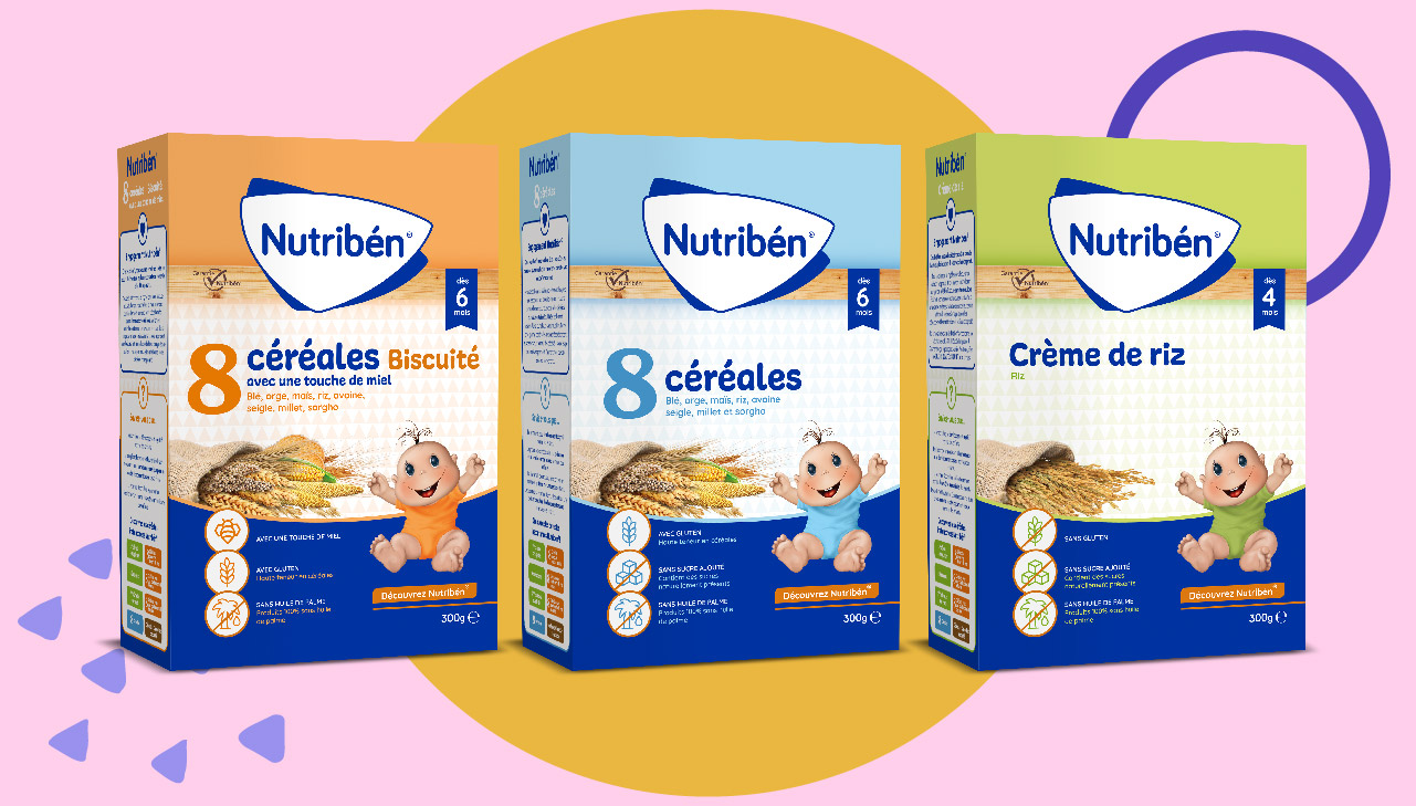 Céréales bébé nutriben 4 mois - Nutribén